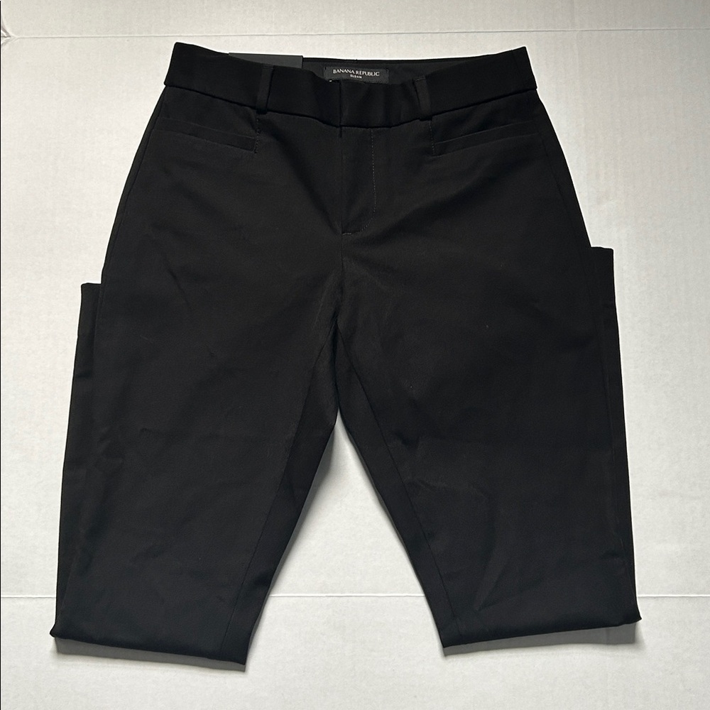 NWT Banana Republic black Curvy Sloan ankle pant size 00 petite - Picture 3 of 7